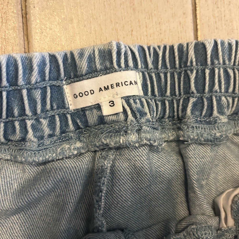 Denim Wide-Leg Pants